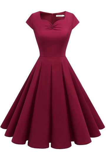 Vestido Burgundy 1950